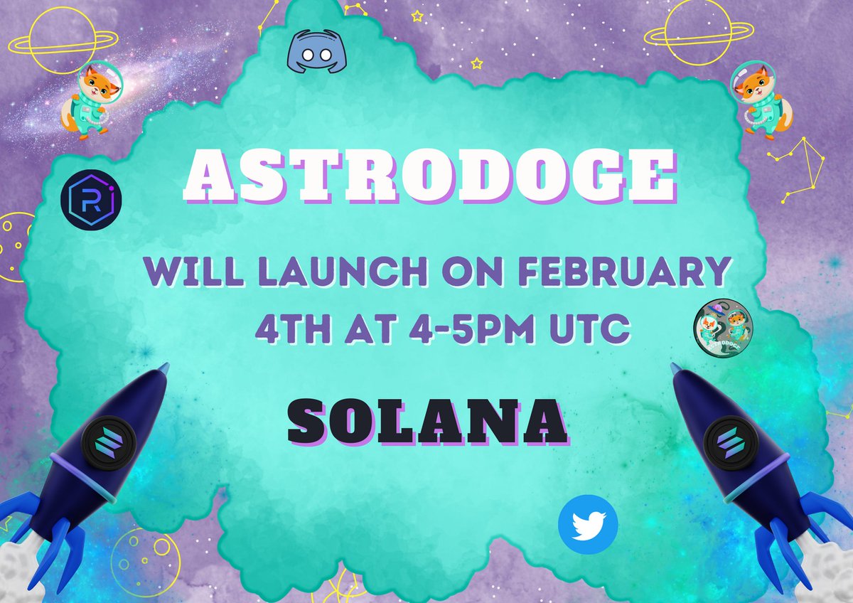 AstrodogeSolana's tweet photo. Prepare yourself on Saturday at 4-5 PM UTC tomorrow, there is no exact time because to avoid bots that will broke the chart https://t.co/iLERxiUDTH