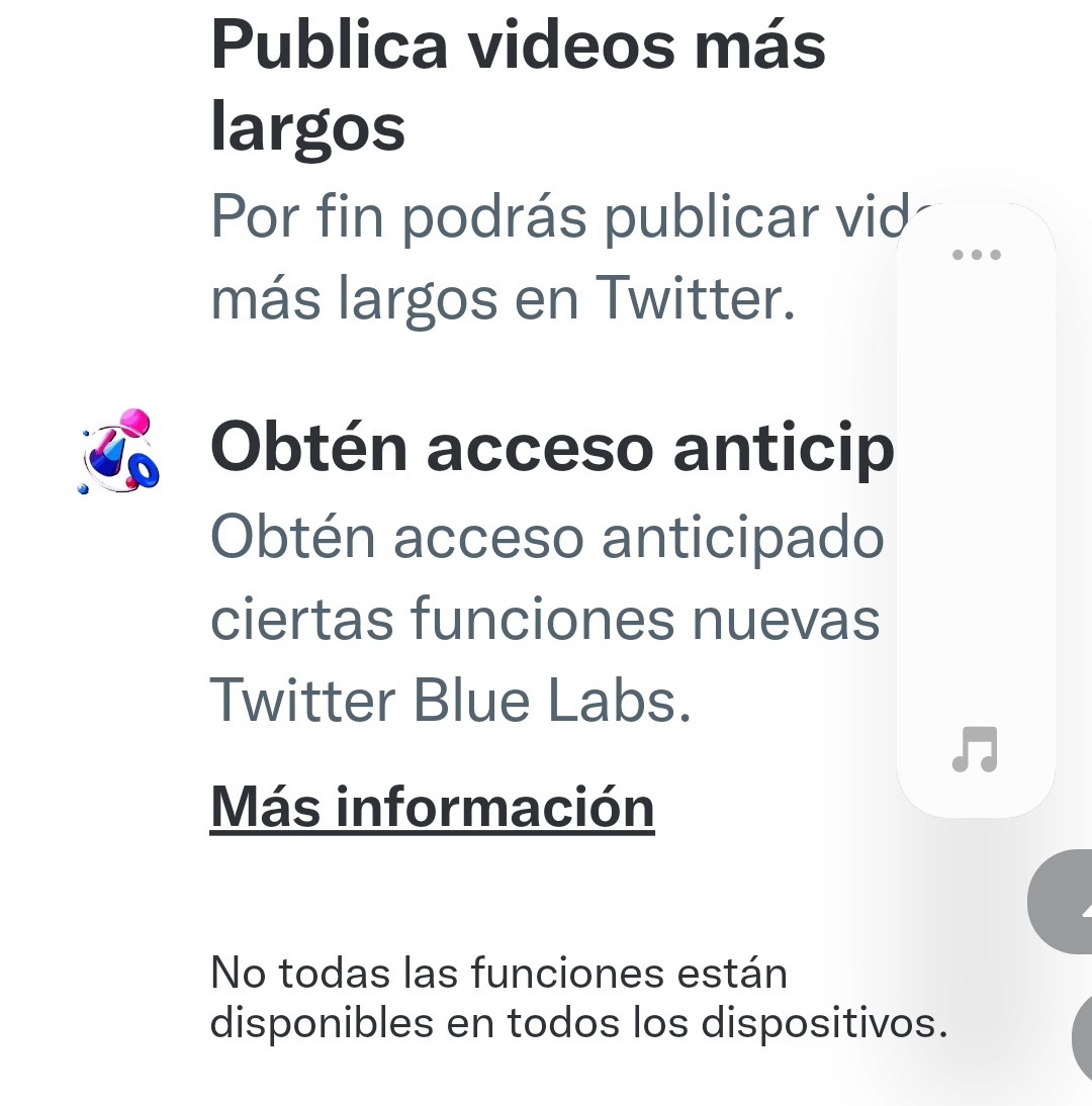 ElisabethMarM's tweet image. Bueno....ya tenemos aquí el Twitter Blue, pagas 11 euros al mes y puedes editar un tuit hasta 5 veces en un plazo de 30 minutos,ves la mitad de anuncios,puedes poner videos en 1080p,imágenes del perfil NFT.... 

Osea ponte el ✔️ azul y a pagar ....!!!🤑🤑🤑

#TwitterBlue #Págame