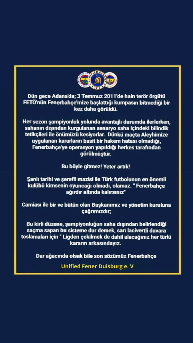 #Fenerbahce