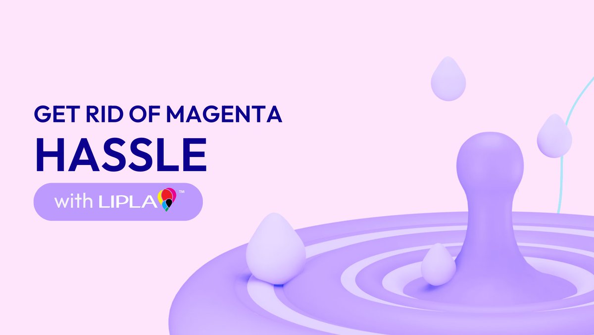 CMYKengineering's tweet photo. Say goodbye to the hassle of #Mimaki's OEM #Magenta. #Lipla ink is a brighter, more predictable and stable choice for your #printing needs. Its high-quality, compatible formula delivers results that surpass those of the widely-known #OEM disadvantages.
#AffordablePrinting https://t.co/eDI5NiCMt3