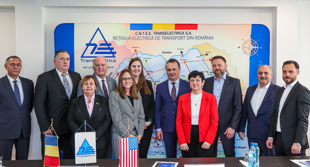 USTDA (@ustda) on Twitter photo USTDA announced that it has awarded a grant to <a href="/Transelectrica/">Transelectrica</a>, Romania’s electricity transmission system operator, for a feasibility study and pilot project to enhance the company’s cybersecurity infrastructure. Learn more: ow.ly/fZVN50MJ95h
<a href="/AmbasadaSUA/">U.S. Embassy Bucharest</a> USTDA announced that it has awarded a grant to <a href="/Transelectrica/">Transelectrica</a>, Romania’s electricity transmission system operator, for a feasibility study and pilot project to enhance the company’s cybersecurity infrastructure. Learn more: ow.ly/fZVN50MJ95h
<a href="/AmbasadaSUA/">U.S. Embassy Bucharest</a>