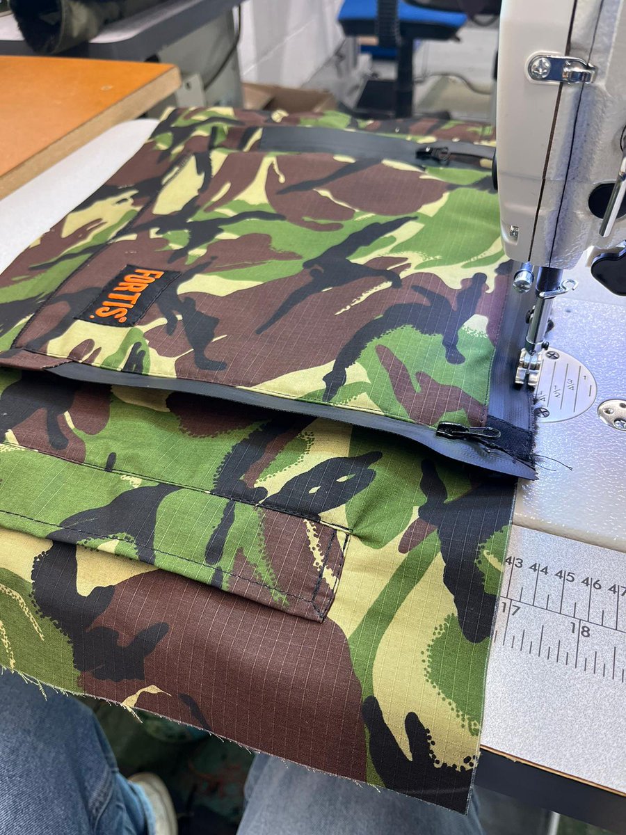 A DPM Nightguard being manufactured this morning! 

#Fortis #Clothing #Smock #Outdoors #Manufacturing #Sustainable #MadeinBritain #MadeinDevon #Devon #Business #Ripstop #British #Countryside #Farming #Gear #Police #Military #BestofBritish #Hunting #UK #Shooting #Fishing #Carp
