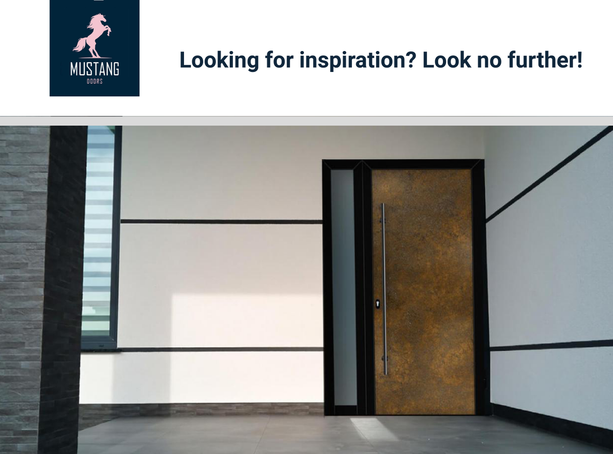 mustangdoors's tweet photo. Looking for inspiration? Look no further!

Visit https://t.co/9sZc1x1EsI and be inspired by our inspiration gallery, then hop on over to our door designer to create your dream door!

#inspiration #homedecor #homeinspo #diy #trade #builders #frontdoor #aluminiumdoor https://t.co/J4YslpZVOS