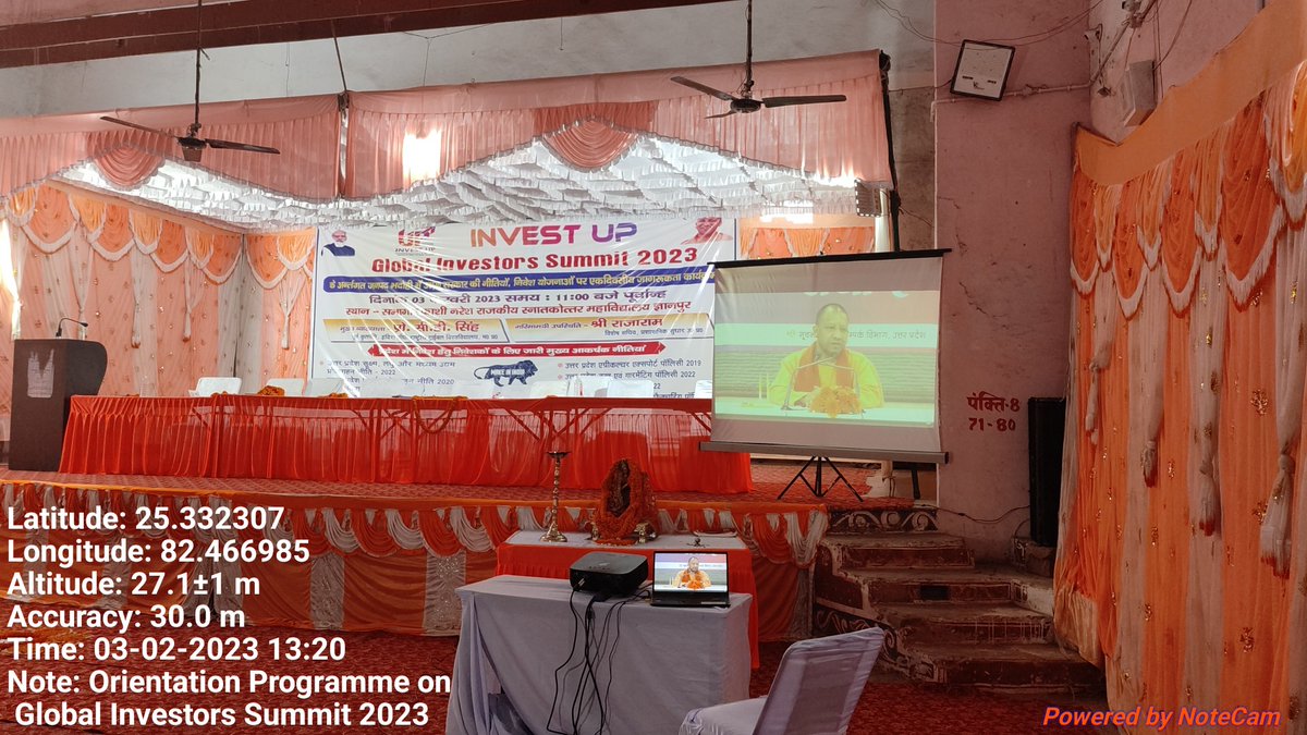 KnpgPrincipal's tweet photo. Orientation Programme on Global Investors Summit 2023 @DM_Bhadohi @ugc_india @HigherEduUP @myogioffice https://t.co/CrL0SA3Tcm