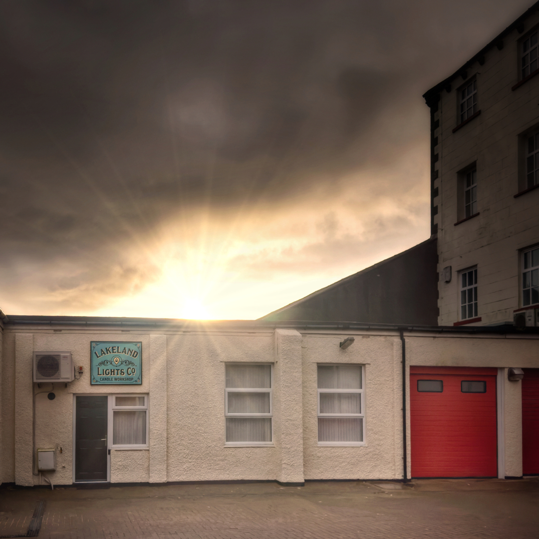 LightsLakeland's tweet photo. A bit of Cleator Moor moodiness to end the week! The workshops are all closed up and ready for lots of pouring next week including the first new things of 2023! 😀
·
·
·
·
·
#lakelandlights #notjustlakes #fromlakelandwithlove #thinksmallcumbria #handmadegifts #handmadewith https://t.co/2JMpGTW5Ja