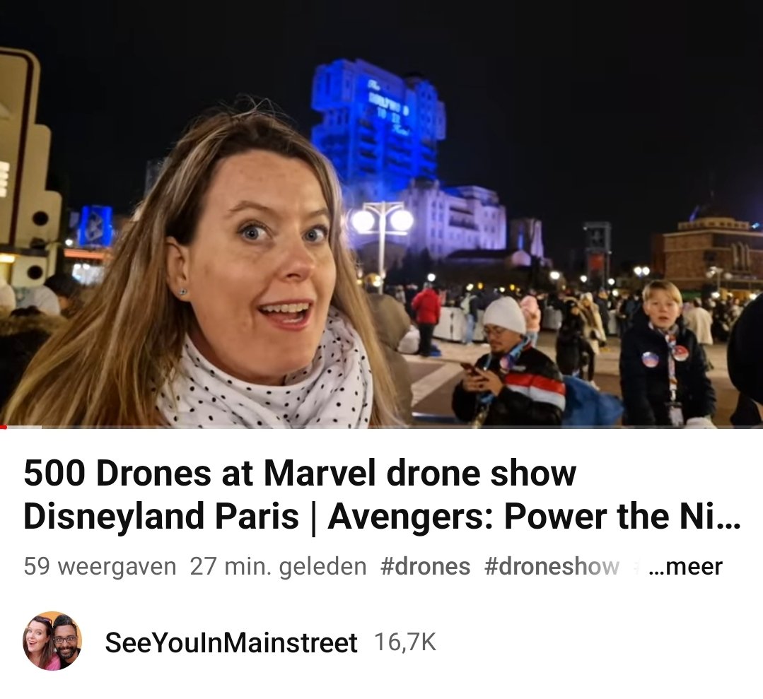 Hey Guys! New video is now on #youtube ! The new Nighttime spectacular at Walt Disney Studios in Disneyland Paris link: youtu.be/I7FXBmjg-2g

#avengers #droneshow #disneylandparis #avengerspowerthenight