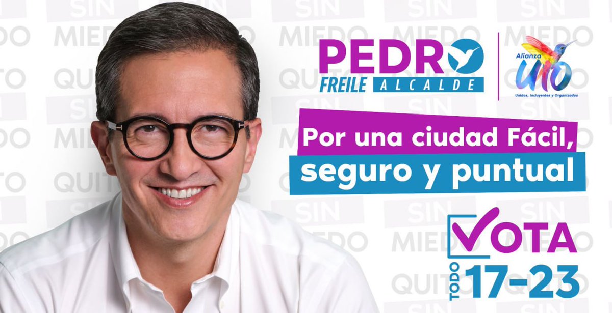 Todas nuestras propuestas, para convertir a Quito en una ciudad, fácil, segura y puntual, las puedes ver y descargar en pedrojosefreile.com