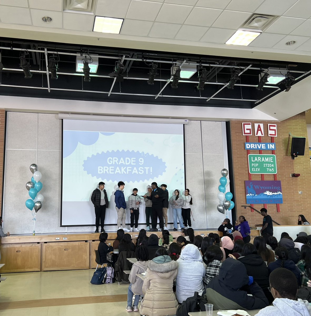 Awesome start to Semester 2 with our <a href="/fmssarrows/">Fletcher's Meadow S.S.</a> Grade 9 Breakfast! <a href="/NadineDeerr/">Nadine Deerr</a>