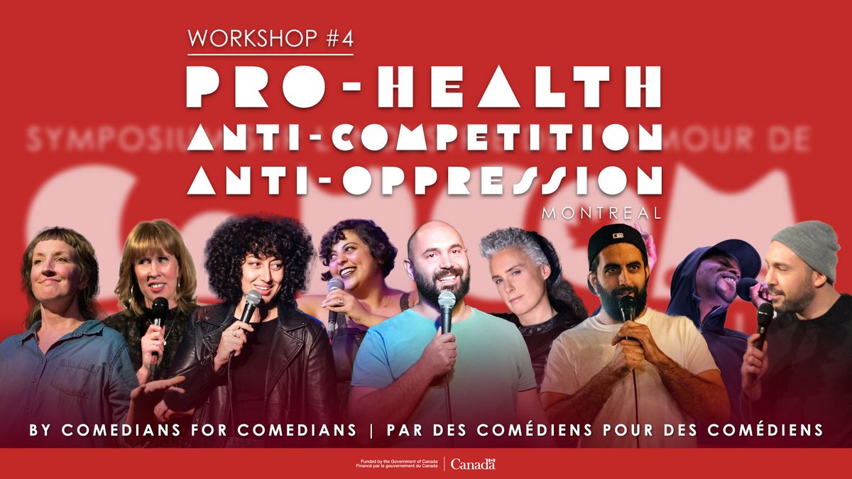 ICYMI: Discussions about positive health, anti-oppression, anti-competition &amp; a unique Safer Spaces session in Canadian comedy in Ep. 4.

Replays of ALL episodes, w/ informative downloads, available in virtual lobby, (FREE):
comedysymposium.virtualvenue.ca
#canadiancomedy #comedyarts