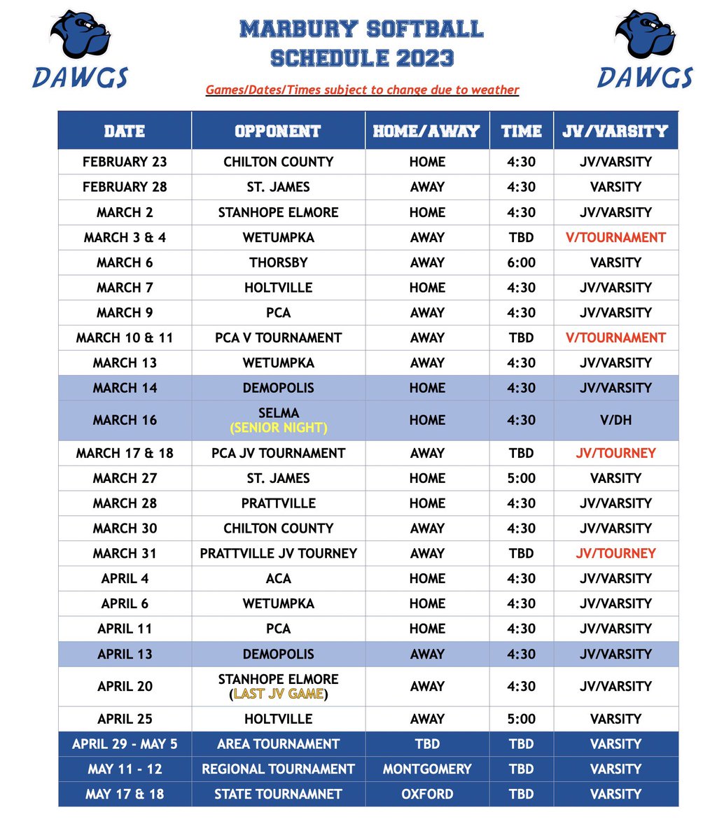 MarburySoftball's tweet photo. ‼️Schedule drop‼️ https://t.co/XNE0OBGDQb