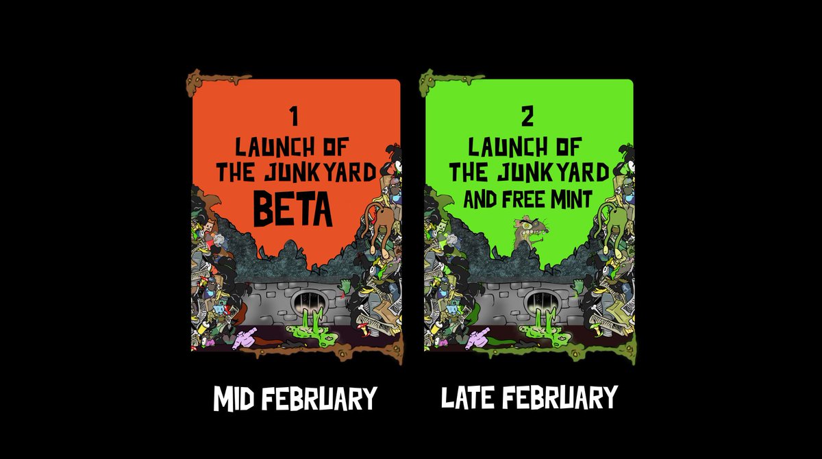 thejunkyardNFT's tweet photo. GM, Rats🖕 🐀 

Coming Soon, Website Beta: Test early dump and fishing, help the team to figure if there are bugs and get paid in Junkcoin. ⏰ 

Website Launch: Dump, Fish + Rats Free Mint for WL and early dumpers = Really soon after Beta 💩 

Giving 5 WL spots to funny comments https://t.co/OjADjRxxtT