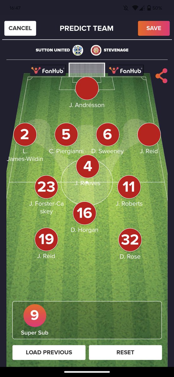 GraysBoro19's tweet image. Thought long and hard about this but this is my team for #Boro Vs #Suttonfc for tomorrow