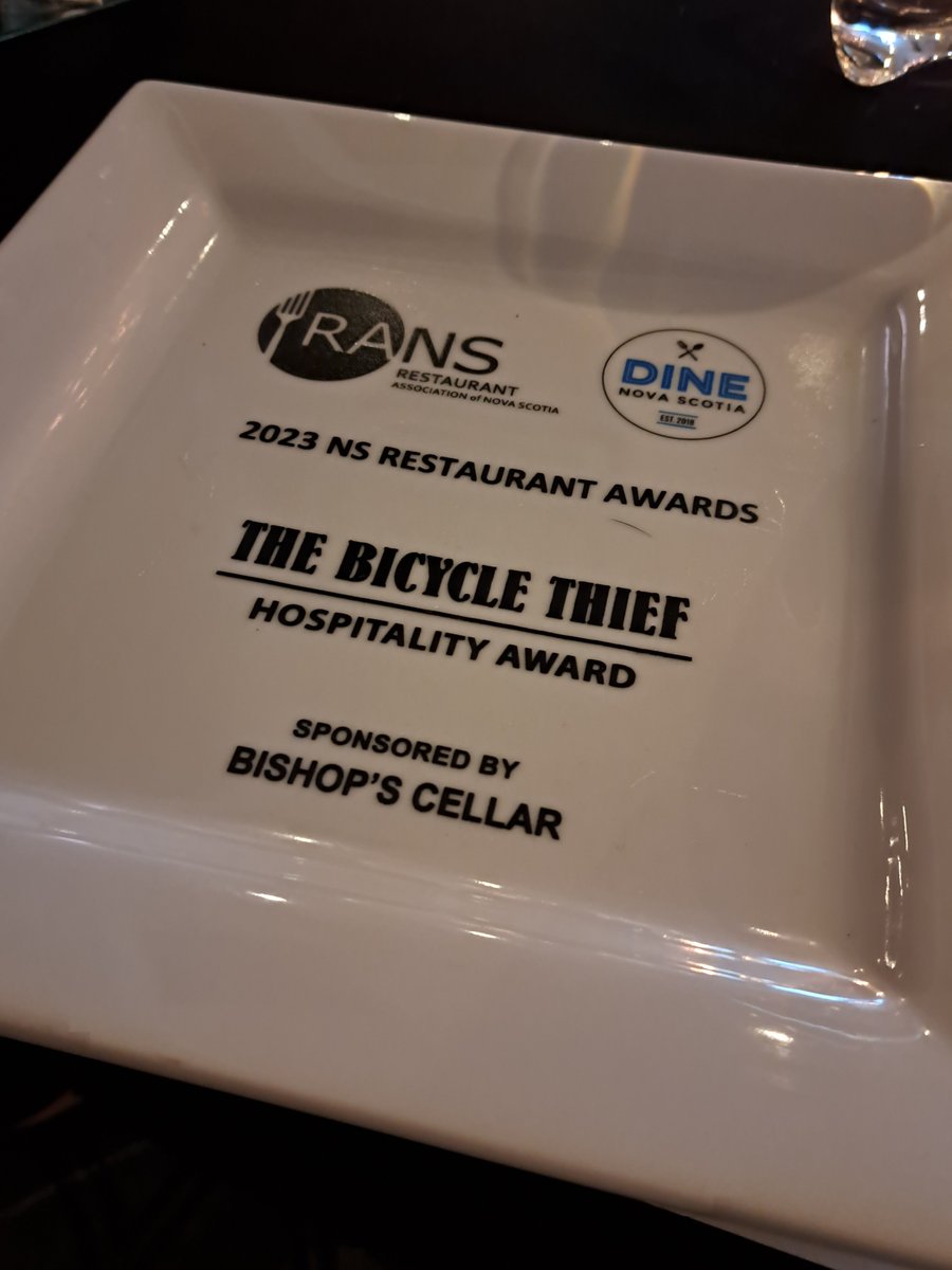 Restaurants Canada (@restaurantsca) on Twitter photo Congratulations to our Board Member <a href="/UluerHakan/">Hakan Uluer</a> and his team at <a href="/OurBicycleThief/">The Bicycle Thief</a> for taking home the Hospitality Award at the <a href="/RestAssocNS/">RANS</a>'s 2023 Nova Scotia Restaurant Awards! Congratulations to our Board Member <a href="/UluerHakan/">Hakan Uluer</a> and his team at <a href="/OurBicycleThief/">The Bicycle Thief</a> for taking home the Hospitality Award at the <a href="/RestAssocNS/">RANS</a>'s 2023 Nova Scotia Restaurant Awards!