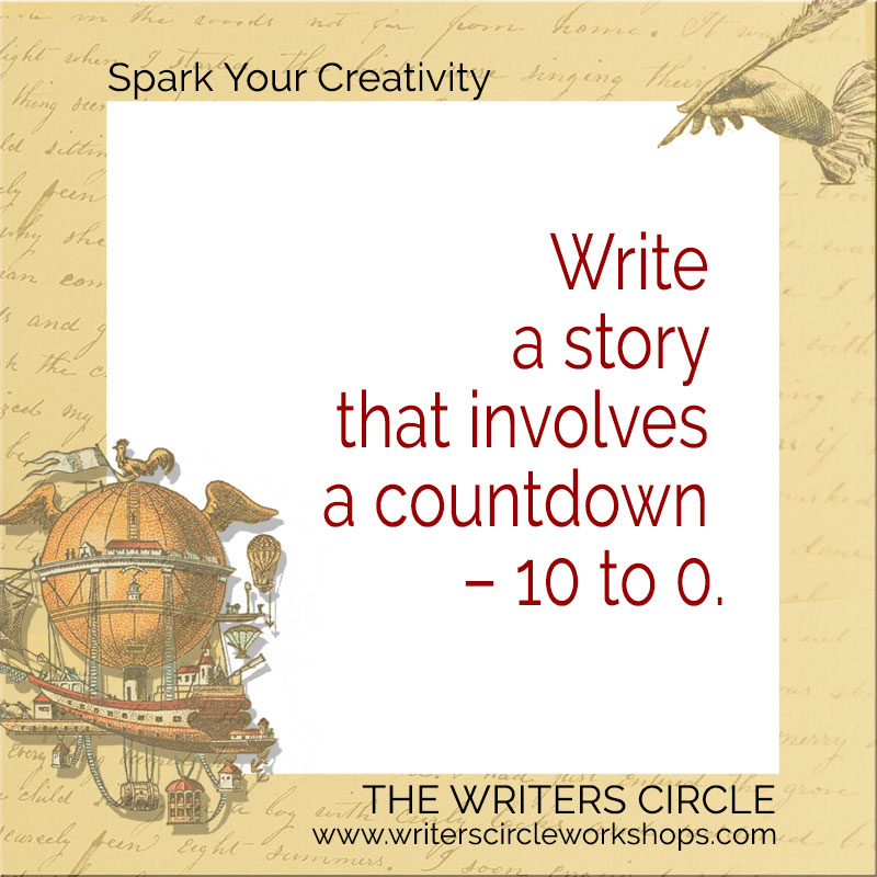 Writers_Circle's tweet photo. Friday Prompt! Write a ten sentence story, write ten paragraphs as the story counts down, or just include a countdown somewhere in your story. Enjoy! #amwriting #writingprompt #Fridayprompt #writingcommunity #creativewriting #creativelife #writingexercises✍🏼 https://t.co/bu4x0r3c08