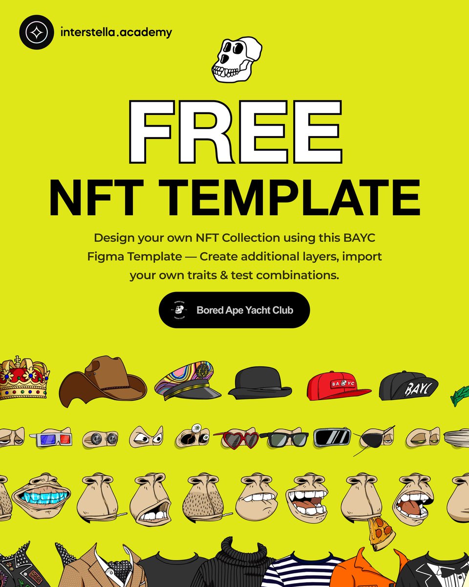 TrainByDesign's tweet image. Fuck it. It’s FREE forever. 🔥🍌🫡

Get a Copy on #Figma community!
figma.com/community/file…

#BAYC #Web3 #NFT #NFTs #NFTartist #NFTartists #NFTProject #boredapeyachtclub #BoredApeYC