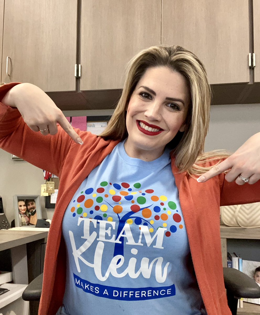 KleinISDChelsea's tweet photo. Happy #TEAMKLEIN Day! Proudly supporting the @KleinFoundation since 2015! Grateful to be able to give back in a small way to our @KleinISD students ✨♥️ https://t.co/dILCiQ8ksz