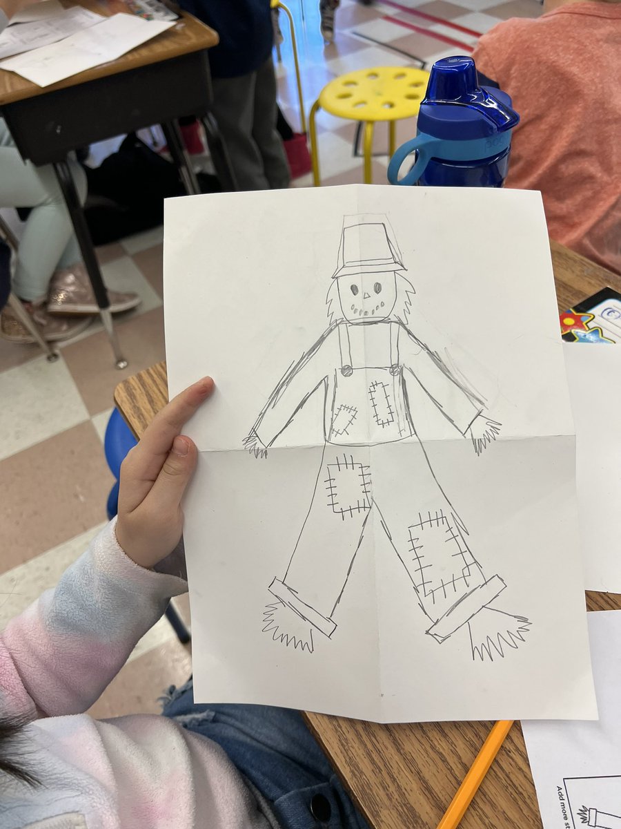 Beginning a month of compassion with Otis and the Scarecrow <a href="/lorenlong/">Loren Long</a> <a href="/NorthSideEW/">North Side School</a> #ewlearns #doubleup