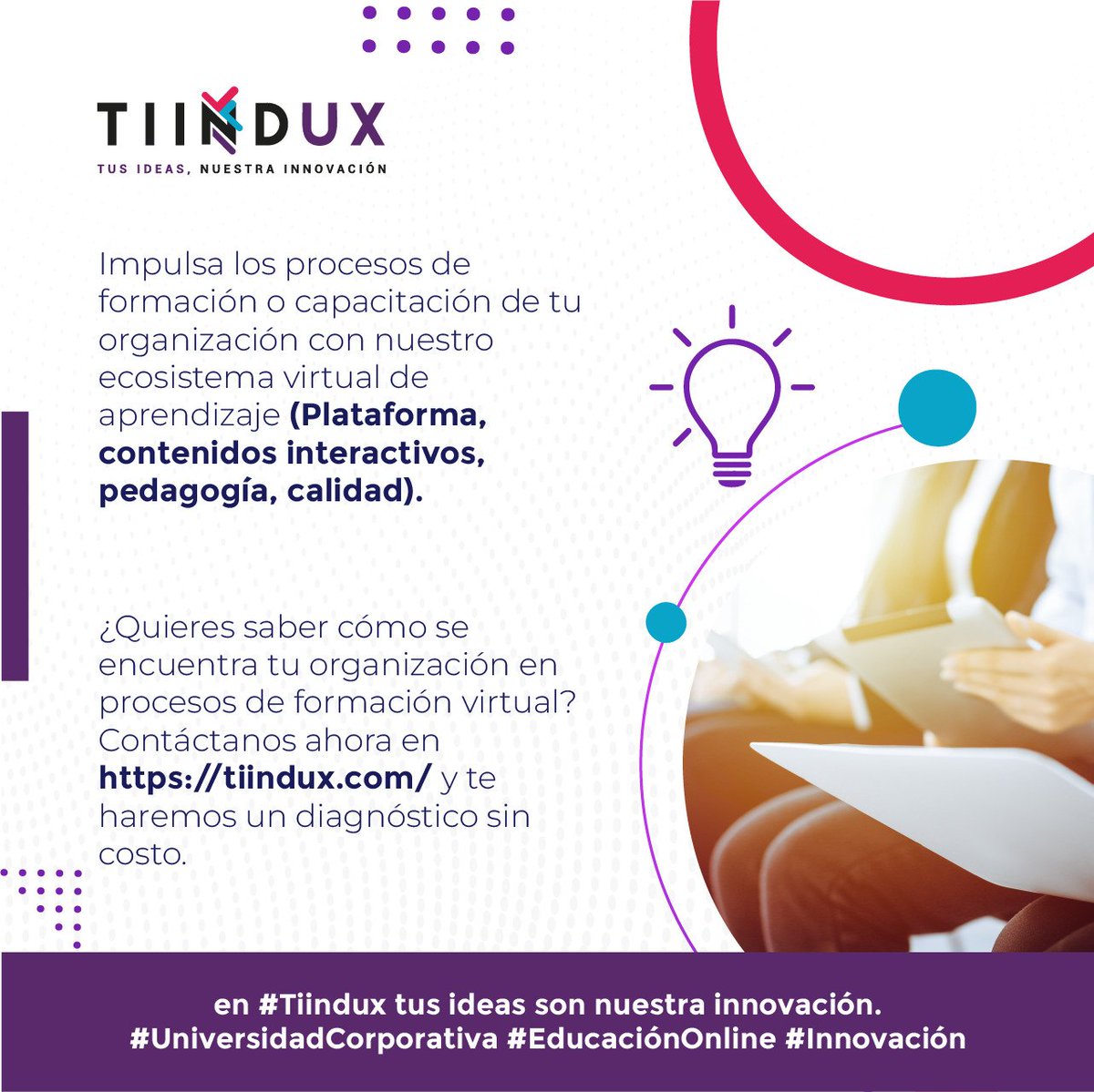 tiindux's tweet photo. #UniversidadCorporativa #EducaciónOnline #Tecnogología #Innovación💡#MWC2023 #MWCBarcelona2023
¿Quieres saber más? Contáctanos en 📲https://t.co/Dk5GG4TRSG https://t.co/dkofVbtkkT
