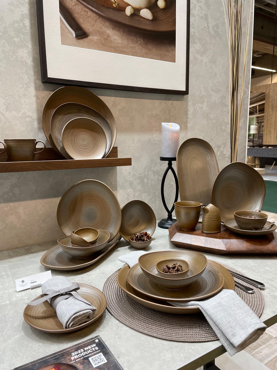 We can’t get over the newest member of the Steelite family... Patina by Folio!!! Be the first to see it at Ambiente, Hall 11, Stand C51! This is a product you don’t want to miss! 

#steelite #theartofpresentation #patina #innovation #tabletop #hospitality #steeliteexperience