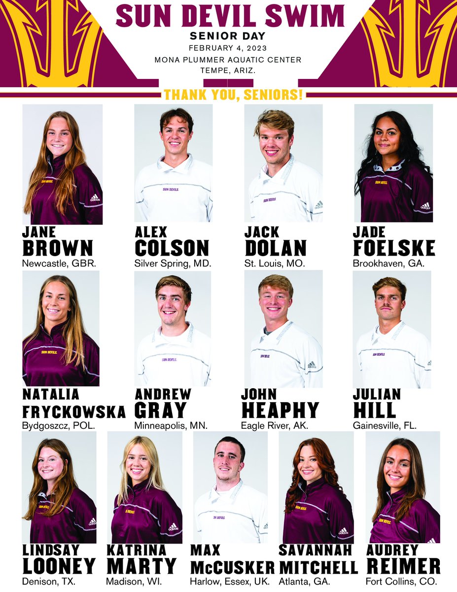 Tomorrow's the day 🥹

We'll recognize and celebrate these 13 seniors ahead of our regular season finale against Arizona 🙌

📰 bit.ly/3XasYOs