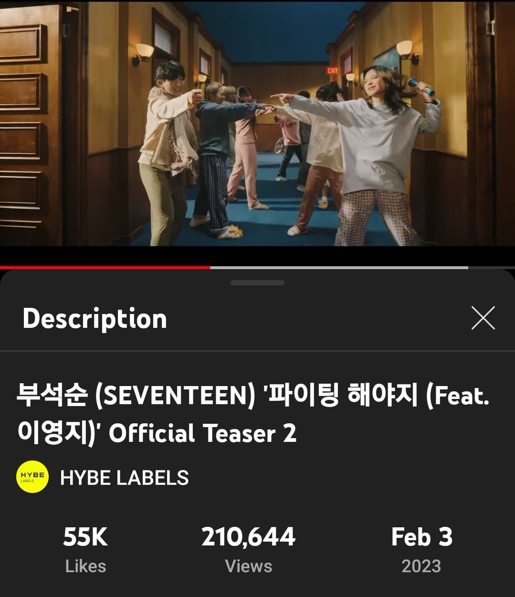 caratmom_1004's tweet photo. Fighting Teaser 2 now has 210k views after 2 hours. Let's do better in streaming today. Follow guidelines, manual streaming with 3 mv filler in between. Like, comment and share.
https://t.co/lC0kTDkmjz
TEASER 2
#BSS_Fighting_Teaser2
#SECONDWIND_D2
@pledis_17 @pledis_17jp https://t.co/ZfLjDKHb1D