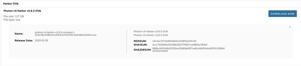 lamw's tweet photo. Nice to finally see @project_harbor team release official OVA Appliance w/latest @VMwareTanzu Kubernetes Grid 2.1 release https://t.co/gZIW8SckH9

I still remember team reaching out about productizing what I had built back in 2021 🥳https://t.co/IyquqwZgEK 

H/T @vmw_rguske https://t.co/vwWsCtOSBe