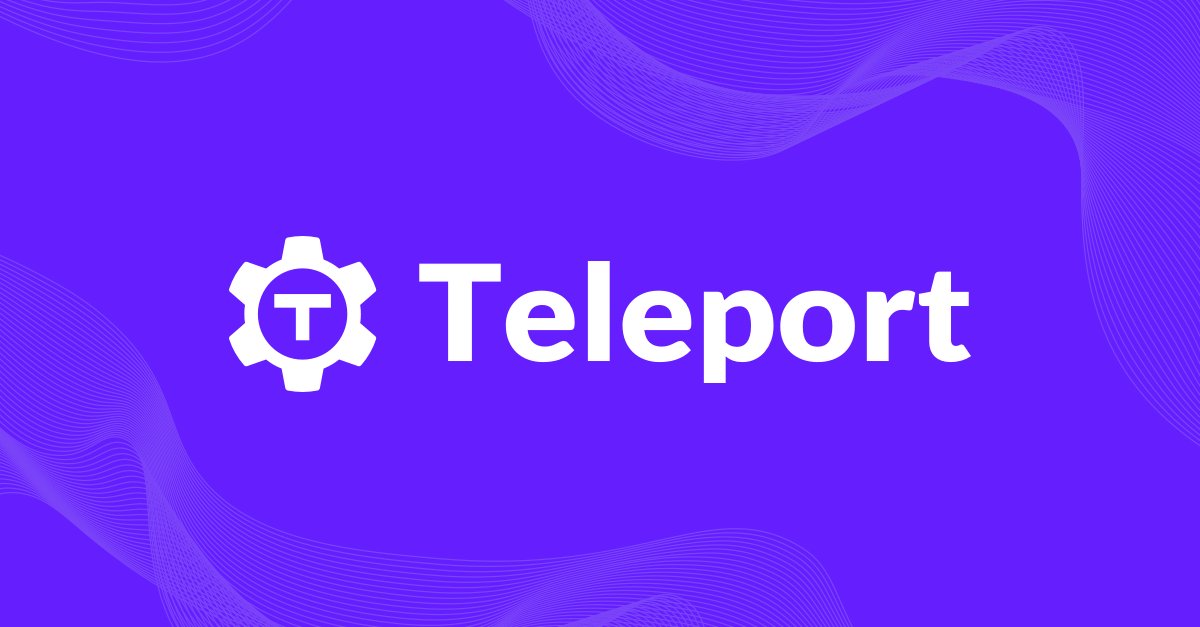 Teleport tweet media