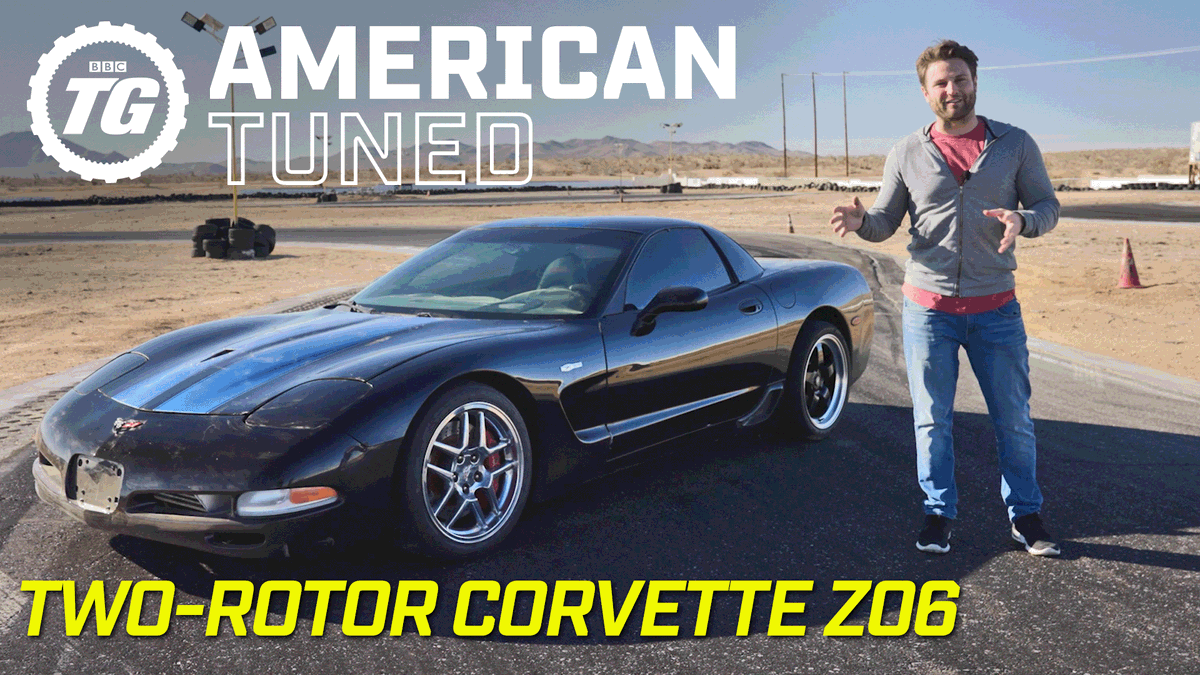 BBC_TopGear's tweet photo. New American Tuned ft. @robdahm: Watch this flame-Spitting Two-Rotor-Swapped Corvette Z06 → https://t.co/qyh3wF8Fyv https://t.co/KIgIkXzS1l