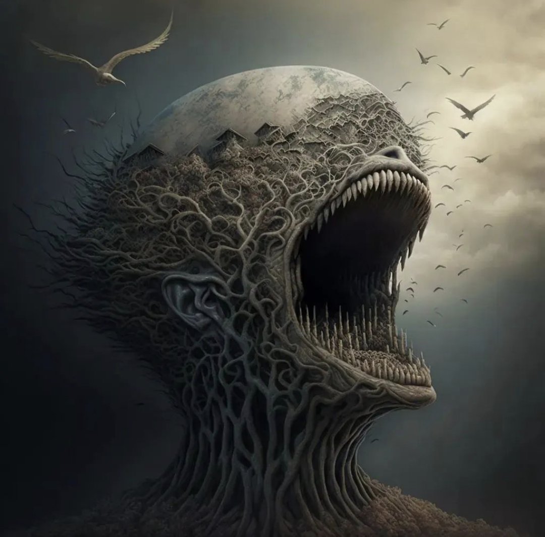 deathbyhibachi's tweet photo. Exasperation

#Art by Necro Psyche AI https://t.co/WTOTIPzO1k