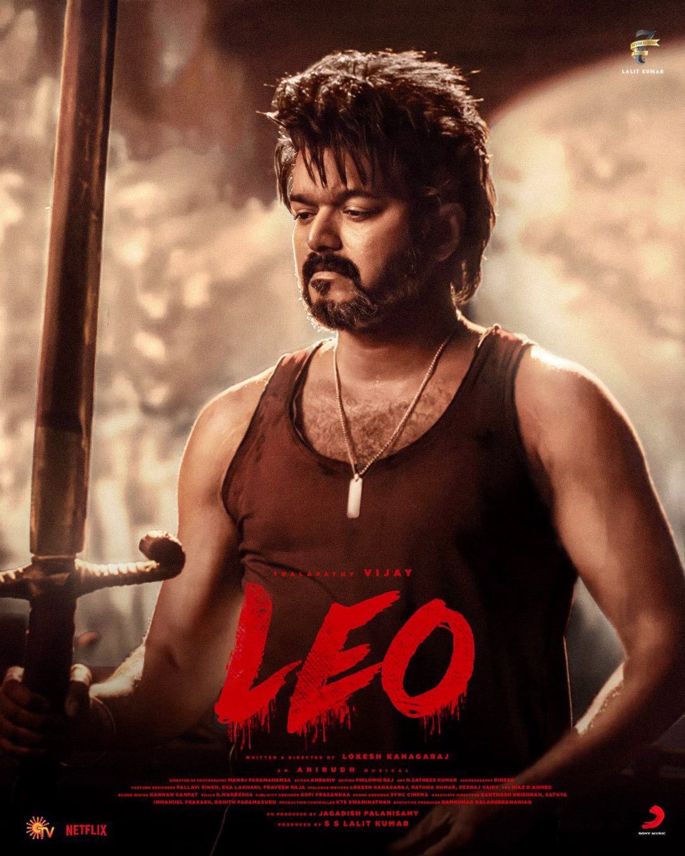 LeoMovieOffil's tweet photo. How was the LEO title teaser ? 💥❤️

Say - Leo Leo Leo 😎 Bloody sweet.

#Thalapathy67 is #Leo now 🔥 @actorvijay https://t.co/kKL5TGQU3v
