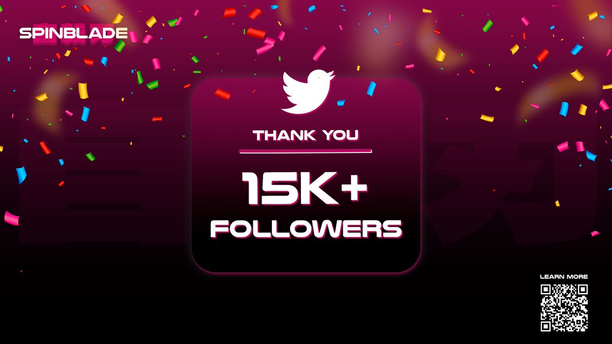 spinbladeio's tweet photo. ⭐️ New Achievement Unlocked! ⭐️

🎉 We've reached 15K+ followers! Thank you everyone, let's celebrate!

🎁 GIVEAWAY: 10x 2 $MATIC 🎁

✅ Follow @spinbladeio
💞 Like &amp; RT
💬 Tag 3 friends
🔔 Turn on notifications (comment proof)

⏰ 48H! ⏰

#giveaway #airdrop #NFT https://t.co/SzELgunwQa