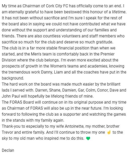 Thank-you #CCFC84 💚 @CorkCityFC @CorkCityFCWomen