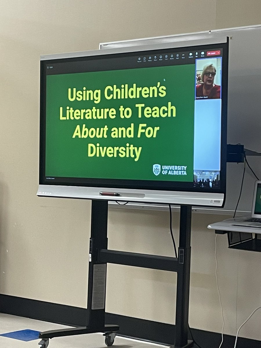 JohnstoneSchool's tweet photo. Our professional development today with a focus on our SDP goal on belonging. Thank you @cpeck3 for your thoughtful insights on evaluating resources for our students. We want our students to see themselves in the stories we use in our classrooms  #WeAreCBE #belonging https://t.co/xkZTuq0J0Z