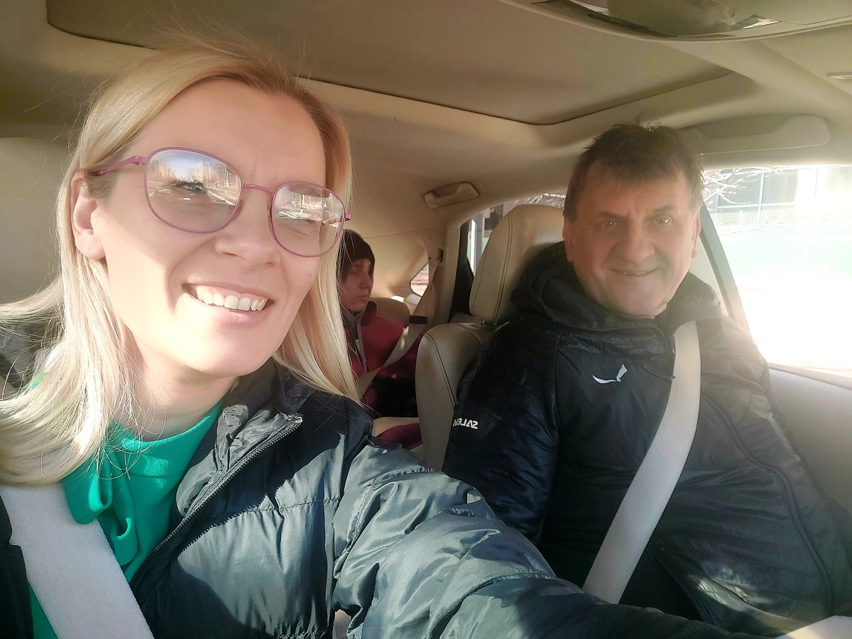 Giving a legend a ride 🤩 We are thrilled to host <a href="/MarekKaminski/">Marek Kamiński</a>, a great 🇵🇱 explorer, for a special event today. A record number of RSVPs says a lot about the level of excitement! 🌍🌎🌏