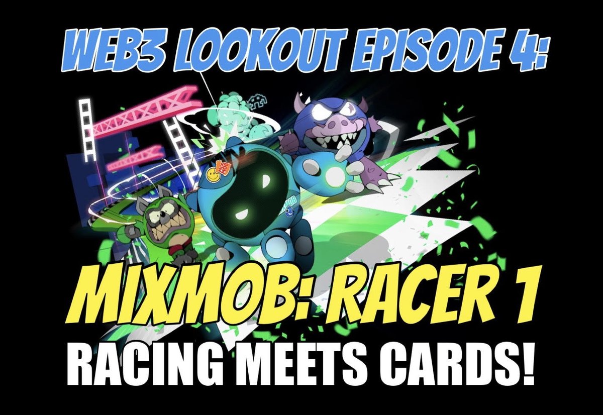 For Web3 Lookout Episode 4, we look at what you get when you mix Mario Kart and Clash Royale, you get @MixMobOrigin : Racer 1

Watch all about it here: youtu.be/T_jemmfIKN4

Try it out below too!

*For the @ReadyPlayerDAO Creator Bounty
#RPDCreator #MixMobRacer1 #Web3