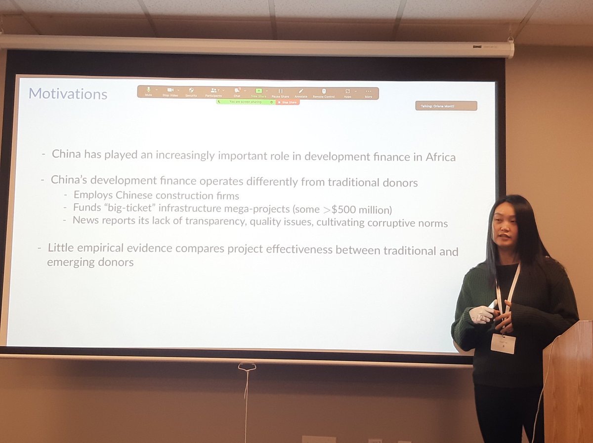 How do Chinese and World Bank projects in Africa compare to each others? Zhongyi Tang identifies what matters for a project to be effective. 

Join us online to learn more about it!

#GSIPEConf #DevelopingCountries #ForeignAid