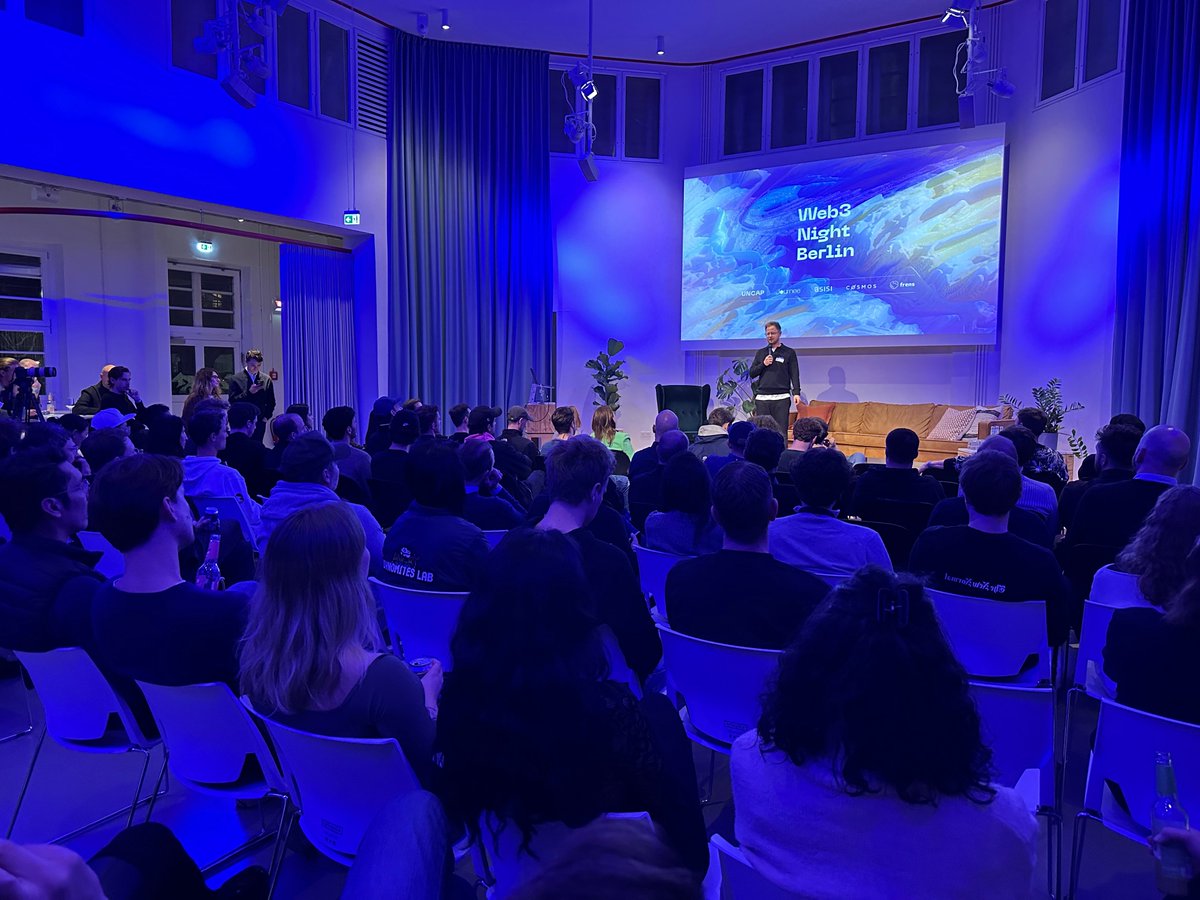 I'm still overwhelmed by this unique evening. Yesterday we hosted #Web3NightBerlin with <a href="/UncapCollective/">Uncap Collective</a> and an oustanding, curated audience of 120 web3 professionals showed up. Thank you so much for making this such a special event! ✨