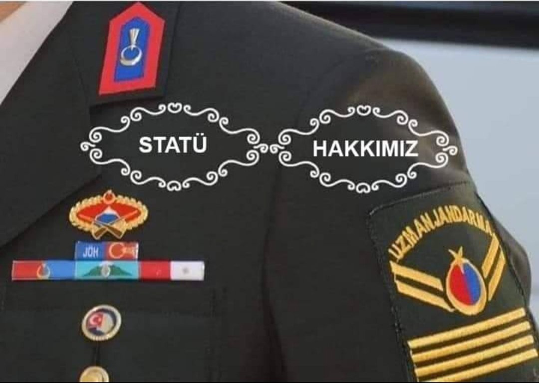 Eğitim ve Mesleki bilgisi ile her alanda donanımlı olan #UzmanJandarma'ların bir üst STATÜ olan Astsubaylığa yükseltilmesini istiyoruz.
<a href="/tcbestepe/">T.C. Cumhurbaşkanlığı</a> <a href="/RTErdogan/">Recep Tayyip Erdoğan</a> <a href="/dbdevletbahceli/">Devlet Bahçeli</a> <a href="/Mustafa_Destici/">Mustafa Destici</a>
<a href="/TC_icisleri/">T.C. İçişleri Bakanlığı</a> <a href="/tcsavunma/">T.C. Millî Savunma Bakanlığı</a> <a href="/suleymansoylu/">Süleyman Soylu</a> <a href="/TSKGnkur/">TSK</a> <a href="/jandarma/">T.C. Jandarma Gn. K</a> <a href="/UlviYonter/">Dr.İzzet Ulvi YÖNTER</a> <a href="/celebimehmeta/">Mehmet Ali Çelebi</a>