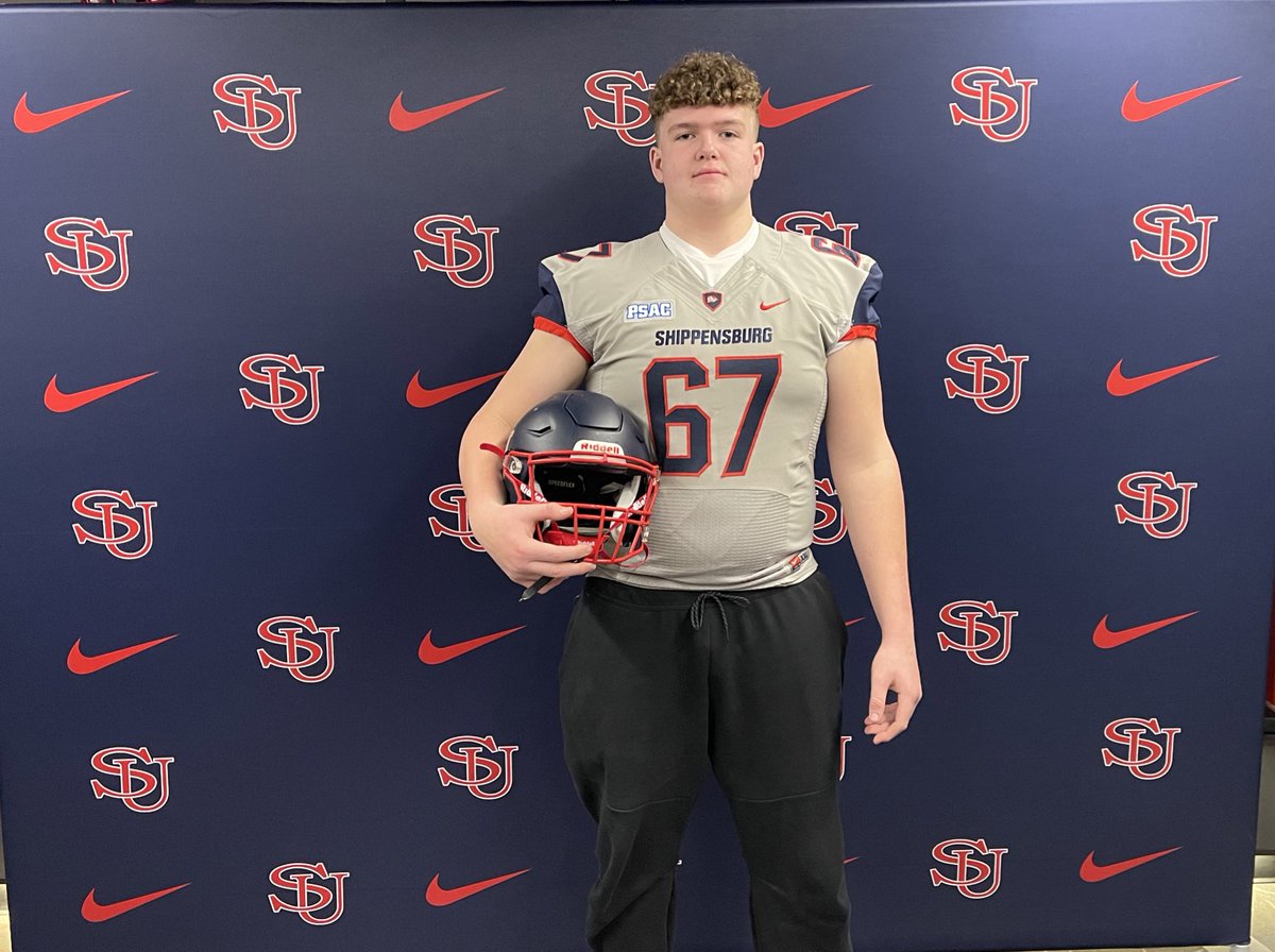 PatrickS415's tweet photo. Thank you @CoachMACshipU @coachcobb_ @CoachScottOL1 and the entire coaching staff at @ShipFootball for an amazing visit yesterday.  I had a great time learning about the culture and program and experiencing the top notch facilities!@GLHSHighlanders https://t.co/mrajayz1sk