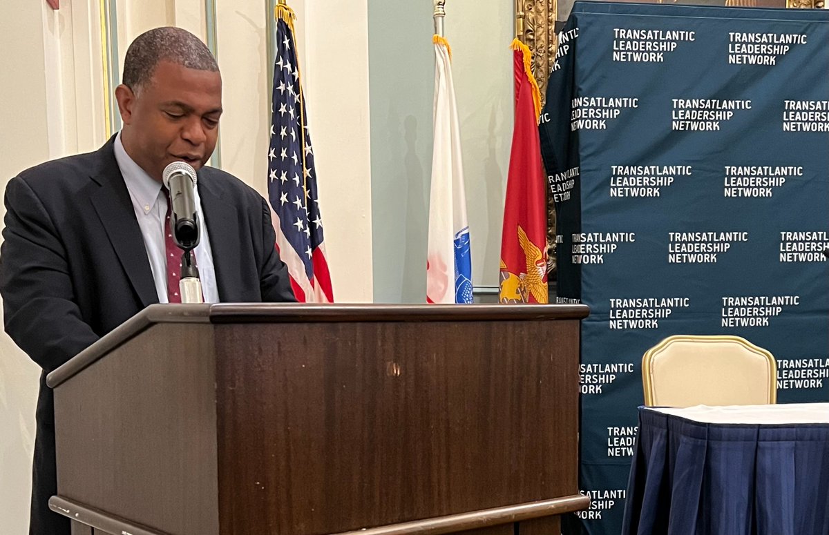 .@spencerboyer - Deputy Assistant Secretary of Defense for European and NATO Policy delivers an inspiring keynote address at TLN's 'Helping Democracies Win Against Authoritarian Assault' conference in #WashingtonDC. @SashaToperich @DansHamilton #Ukraine #StandwithUkraine