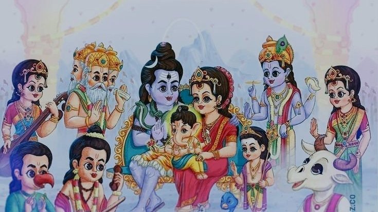 gauriganesh_'s tweet image. #headerupdate 

#शिवगौरीगणेश 💕 
🙏🏻🕉🚩
#ShivGauriGanesh