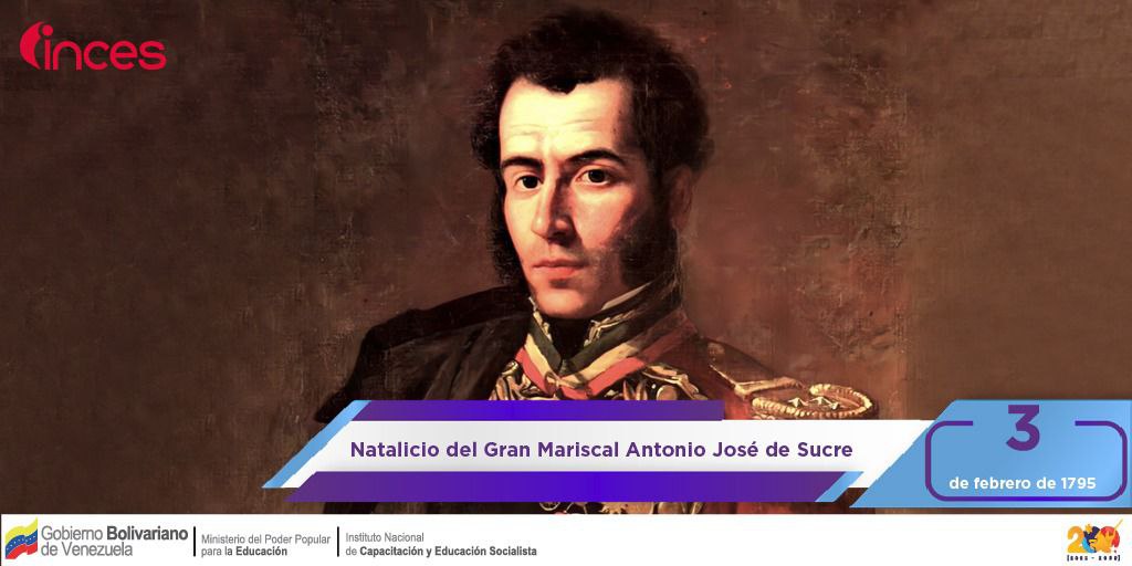 WuikelmanAngelP's tweet photo. "Tal vez puedo errar yo mi concepto, pero desde ahora aseguraría que los que se quejan o son hombres viciosos o son turbulentos o no son patriotas(...)" 
 G/J Antonio José de Sucre a 228 años de su natalicio 
#SucreHombreSur https://t.co/E0Zf9hwOAp