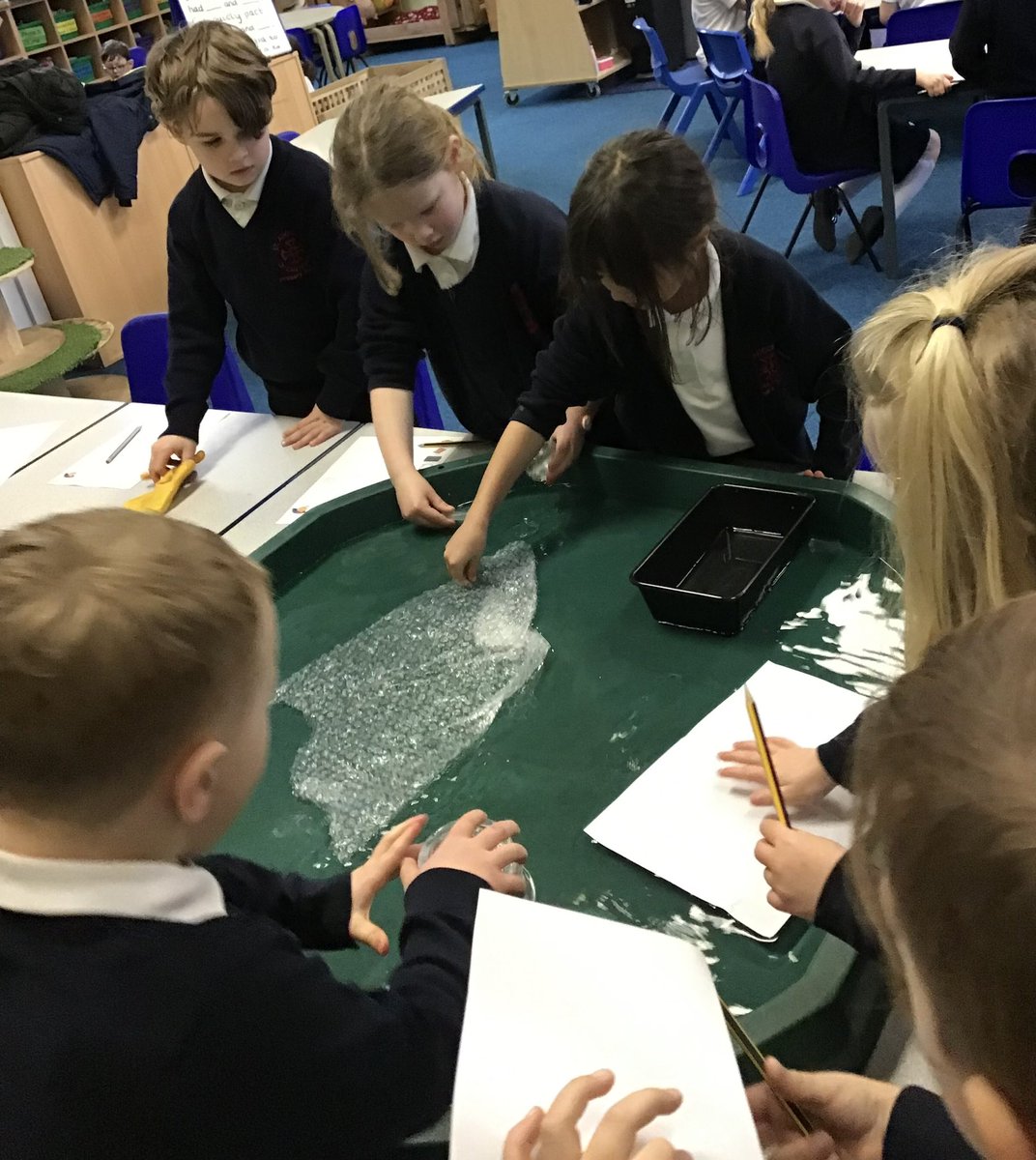 MissPayneStAug's tweet photo. Year 1 had a fantastic Science lesson yesterday investigating which everyday material would make the best umbrella. βοΈπ©πΌβπ¬π§π»βπ¬ @MrsOBrienStAug #staugscience https://t.co/BUZQFm9MUr