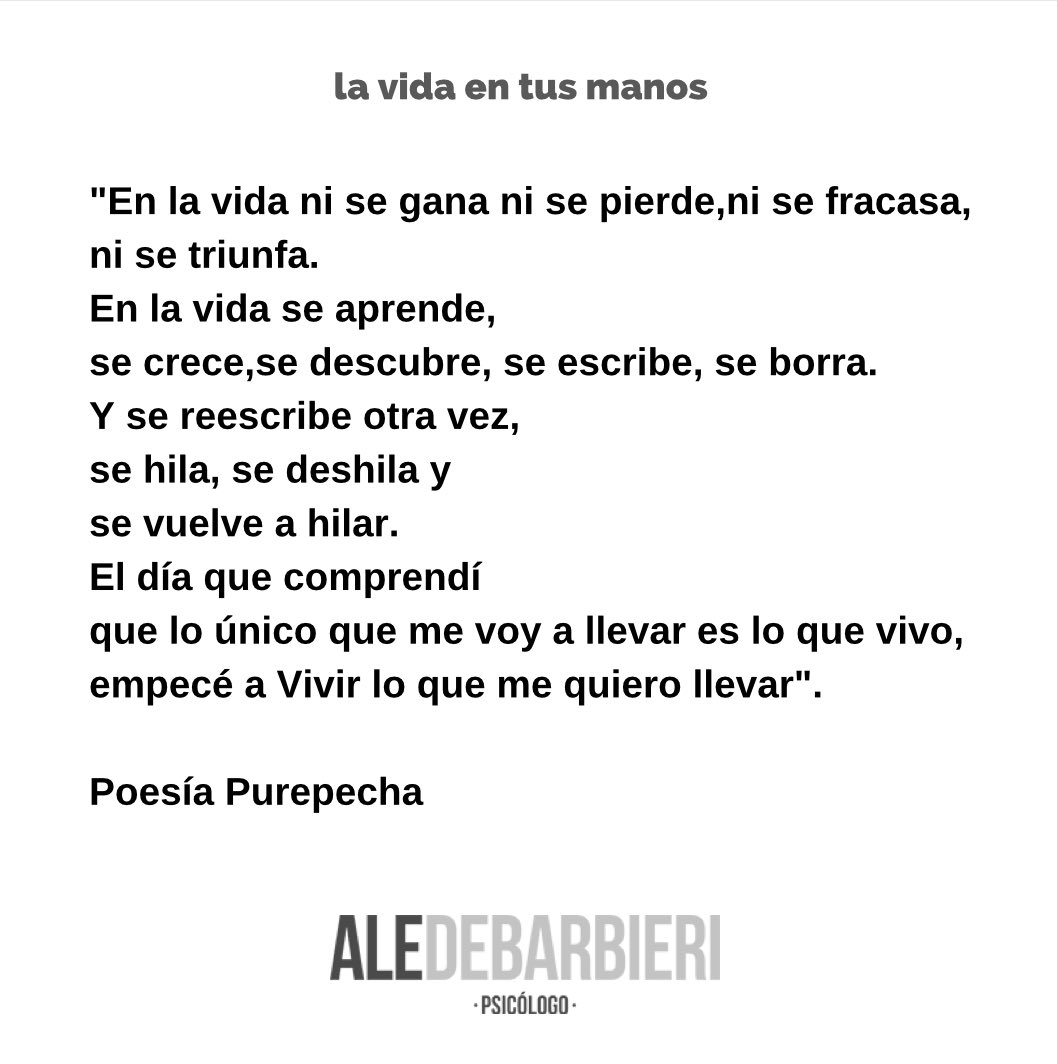 AleDeBarbieri's tweet photo. #vivir https://t.co/vfdVa5naNl