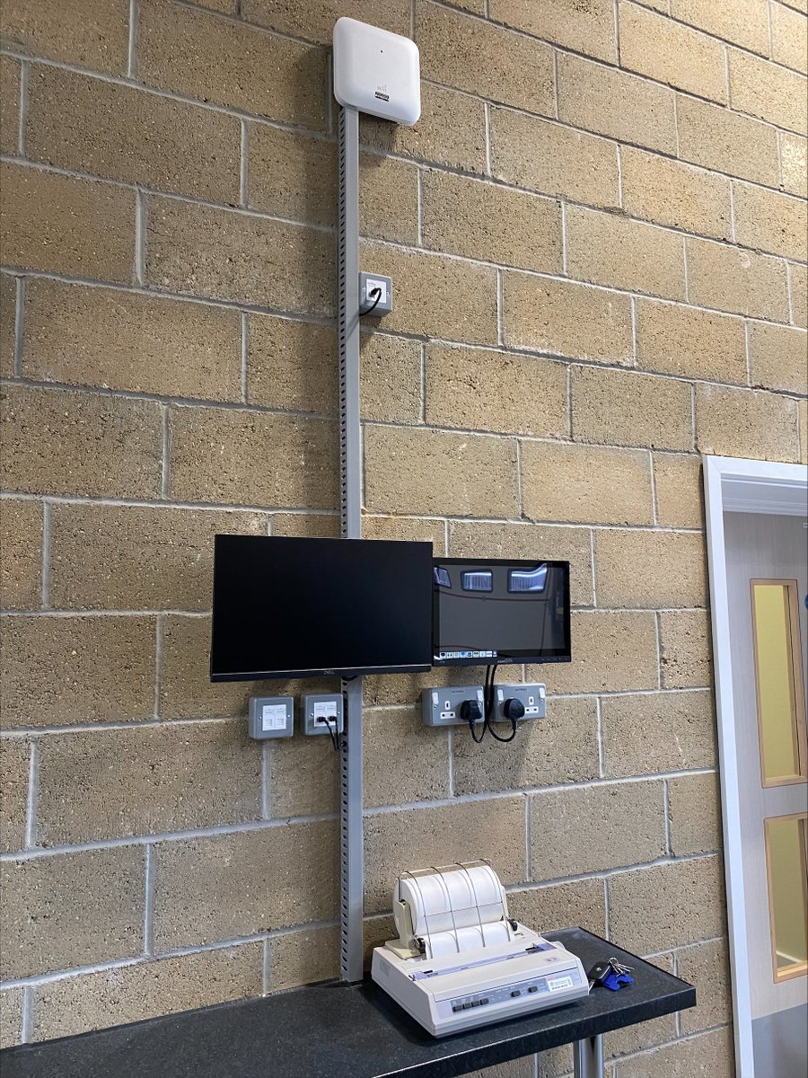 SFRS_FDaDS's tweet photo. The #FireICT team have have spent a few days this, week installing #StationEnd equipment into the new @SuffolkFire  Stowmarket Community Fire &amp; Police Station ahead of our operational colleagues moving in a few weeks time.
#TeamWork #NewTechnology @suffolkcc https://t.co/Zw6PcDW1I8