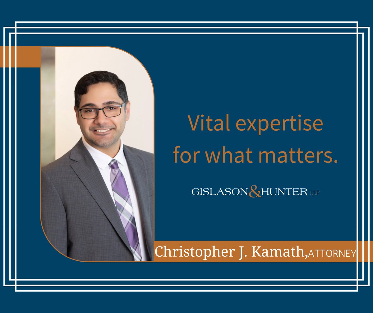 Gislason_Hunter's tweet photo. Attorney Chris Kamath focuses his practice in the areas of Estate Planning, Agriculture Law and Financial Law. Chris is dedicated to helping clients with estate planning, succession planning and tax issues. https://t.co/UdU4amPWlq #VitalExpertise https://t.co/GCqNCNVHYy
