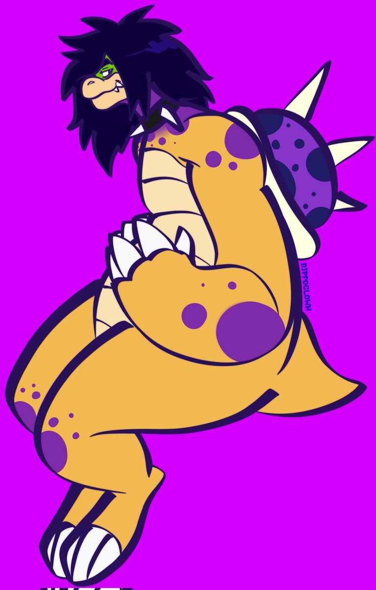 bippoclown's tweet image. It's been a long time since I didn't draw koopas #koopasona #koopaoc