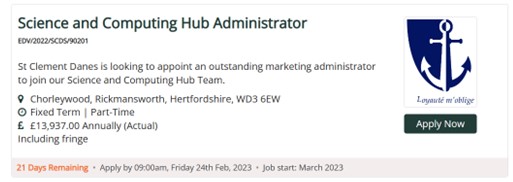 Is there anyone out there who lives near Chorleywood, who would like a three days a week marketing admin role with us? 
We would love you to apply to join the team. 
Read all about it here.
bit.ly/3X4P5FP