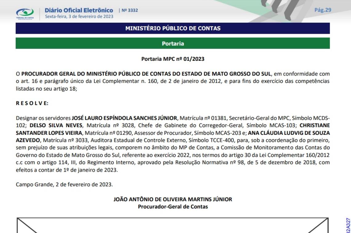 mpcdems's tweet photo. Nomeada comissão para monitoramento das Contas do Governo, Acesse: https://t.co/xpal6Qcvyv https://t.co/nLttqqLAry