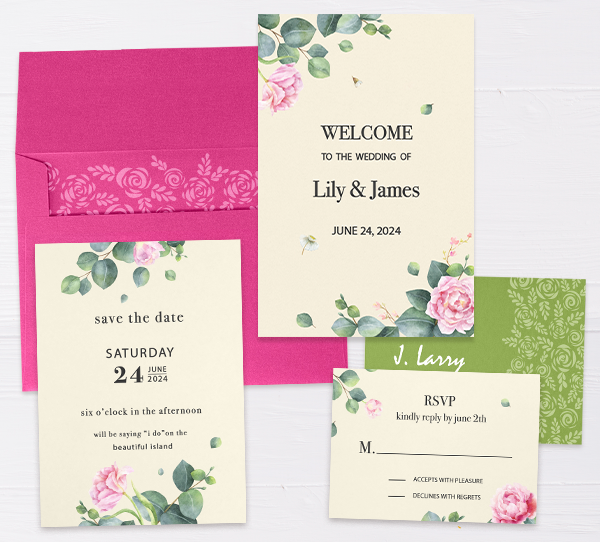 From Save the Dates to RSVP cards and everything in between, you can style each part of your invitation's correspondence to match perfectly with your wedding theme! 

#shopenvelopes #stationeryaddict #vibrantcolors⁠
#stationerylover #envelopes #invitations #weddinginvitations